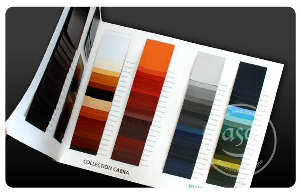 kartelalar tekstil, boya, mobilya gibi sektörlerle kullanılan kataloglardır.
